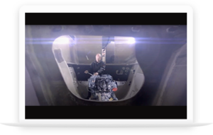 ordinateur avec un intérieur de bateau