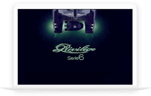 une image du privilège série 6 dans un ordi blanc